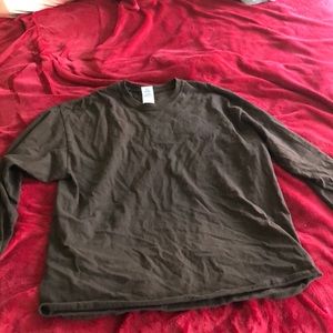 Brown long sleeve tee